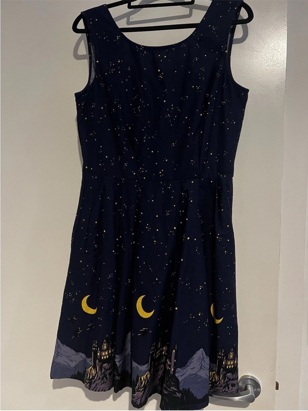 ModCloth Black Friday Harry Potter I Solemley Swear Midnight Dress Navy Blue - Picture 5 of 15